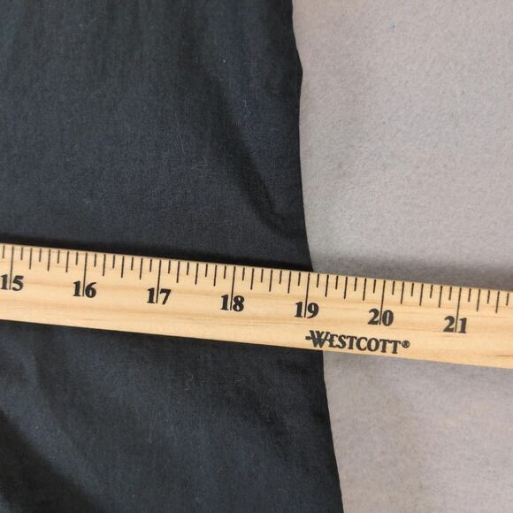 Tommy Hilfiger Black Contrast Stitching Button Up Shirt Women's L Y2K Streetwear - Picture 9 of 10